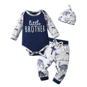 "Little Brother" 3-Piece Outfit- Top/Pants/Hat